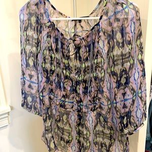 Size 2 Tibi sheer silk shirt
